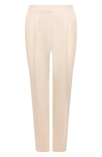 Брюки из шерсти и шелка LVIR