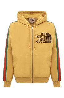Хлопковая толстовка The North Face x Gucci Gucci