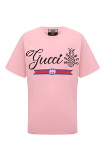 Хлопковая футболка Gucci