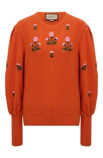 Пуловер из шерсти и хлопка Gucci