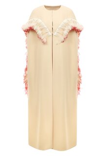 Кейп из шелка и шерсти Gucci