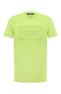 Хлопковая футболка Dolce & Gabbana