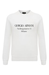 Хлопковый свитшот Giorgio Armani