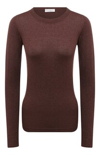 Пуловер из смеси кашемира и шелка Brunello Cucinelli