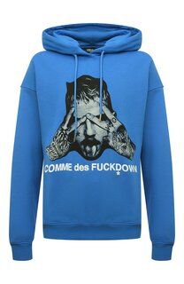 Хлопковое худи Comme des Fuckdown