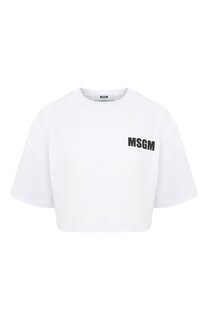 Хлопковая футболка MSGM