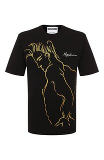 Хлопковая футболка Moschino