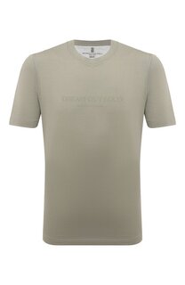Хлопковая футболка Brunello Cucinelli