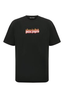 Хлопковая футболка Palm Angels