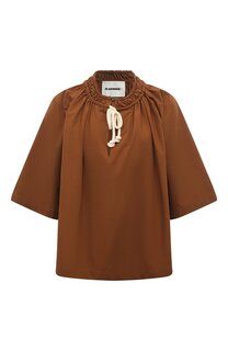 Хлопковая блузка Jil Sander