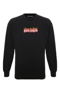 Хлопковый лонгслив Palm Angels