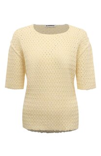 Хлопковый пуловер Jil Sander