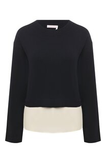 Пуловер из шерсти и хлопка See by Chloé