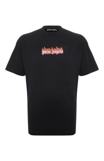 Хлопковая футболка Palm Angels