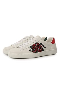 Кожаные кеды Ace Gucci