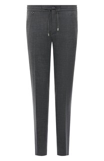 Брюки из шерсти и льна Stefano Ricci