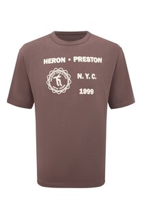 Хлопковая футболка Heron Preston