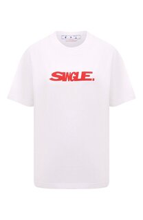 Хлопковая футболка Off-White