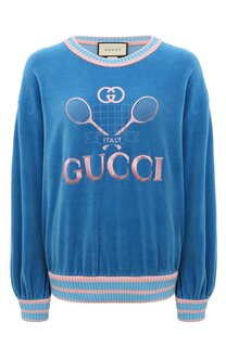 Бархатный свитшот Gucci