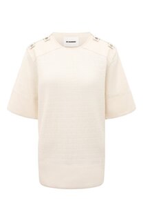 Хлопковый пуловер Jil Sander