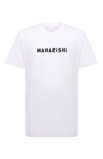 Хлопковая футболка Maharishi