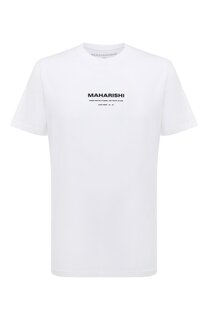Хлопковая футболка Maharishi
