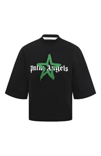 Хлопковая футболка Palm Angels