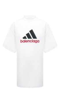 Хлопковая футболка adidas x Balenciaga Balenciaga