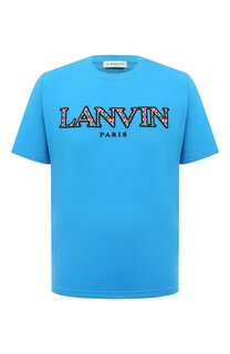 Хлопковая футболка Lanvin