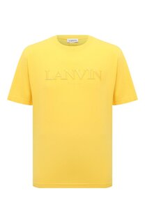 Хлопковая футболка Lanvin