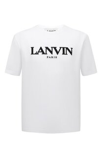 Хлопковая футболка Lanvin