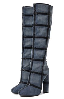 Сапоги из денима с ремешками Tom Ford