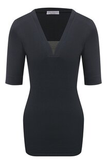 Хлопковая футболка Brunello Cucinelli