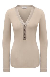 Хлопковый пуловер Brunello Cucinelli