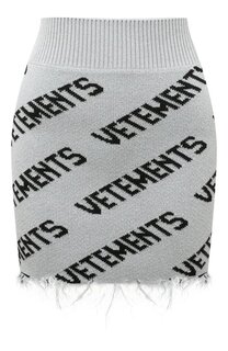 Юбка из вискозы и шерсти VETEMENTS