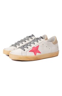 Кожаные кеды Super-Stars Golden Goose Deluxe Brand