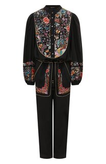 Шелковый комбинезон Roberto Cavalli