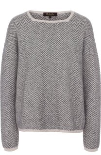 Кашемировый пуловер прямого кроя Loro Piana