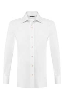 Хлопковая сорочка с воротником кент Tom Ford