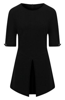 Однотонный топ из смеси шерсти и вискозы с разрезом St. John