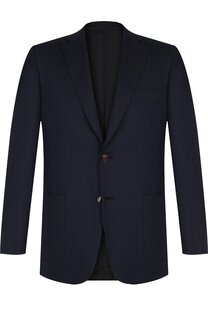 Однобортный шерстяной пиджак Brioni