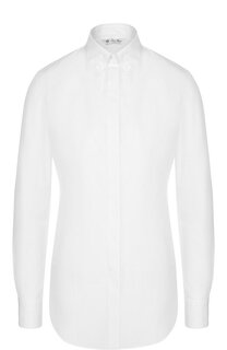 Однотонная хлопковая блузка Loro Piana