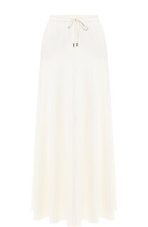 Кашемировая юбка-миди с эластичным поясом Loro Piana
