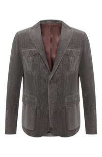 Хлопковый пиджак Giorgio Armani