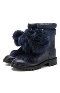 Кожаные ботинки Glacie Jimmy Choo