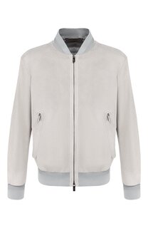 Кожаный бомбер Ermenegildo Zegna