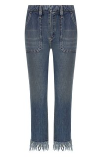 Джинсы с бахромой Chloé Chloe