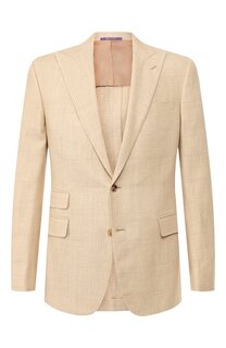 Пиджак из смеси шерсти и шелка Ralph Lauren