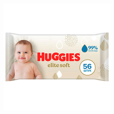 Салфетки для тела HUGGIES Влажные салфетки Elite Soft для новорожденных 56