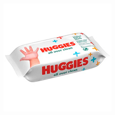 Салфетки для тела HUGGIES Влажные салфетки All over clean 56